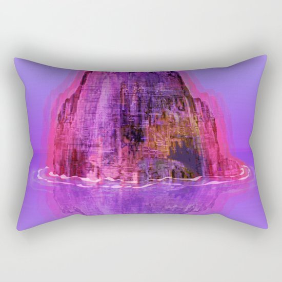 When the Island breathes Rectangular Pillow
