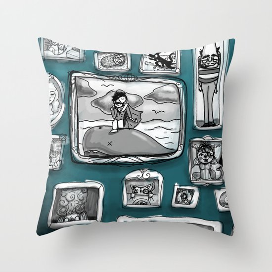 Forever Ancient Moment Immediately Later Yesterday Throw Pillow