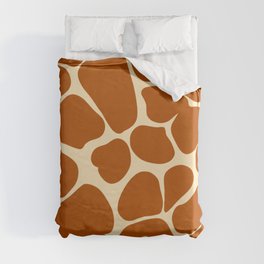 giraffe design pattern Duvet Cover