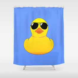 Cool Rubber Duck Shower Curtain