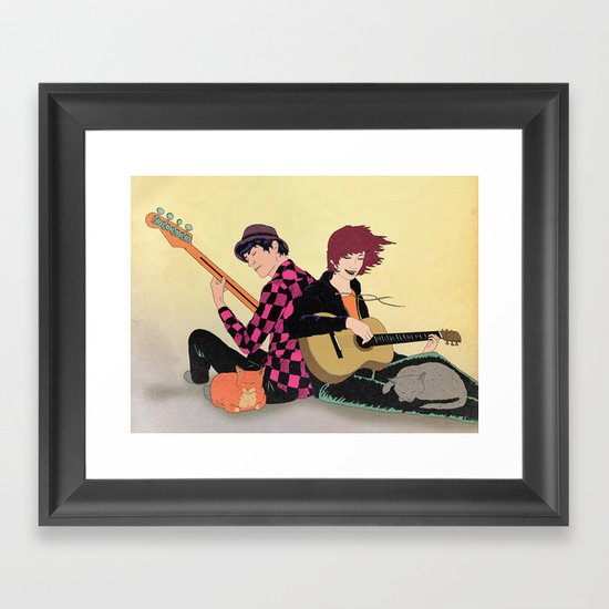 Making Beautiful Music Framed Art Print