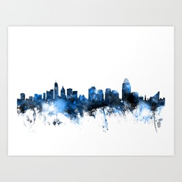 Cincinnati Skyline Art Prints For Any Decor Style Society6