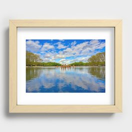 The Fountain of Apollo at the Palace of Versailles in France. Recessed Framed Print