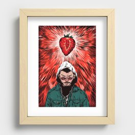 Unrelatable -Strawberry Rays Of Nothing Recessed Framed Print