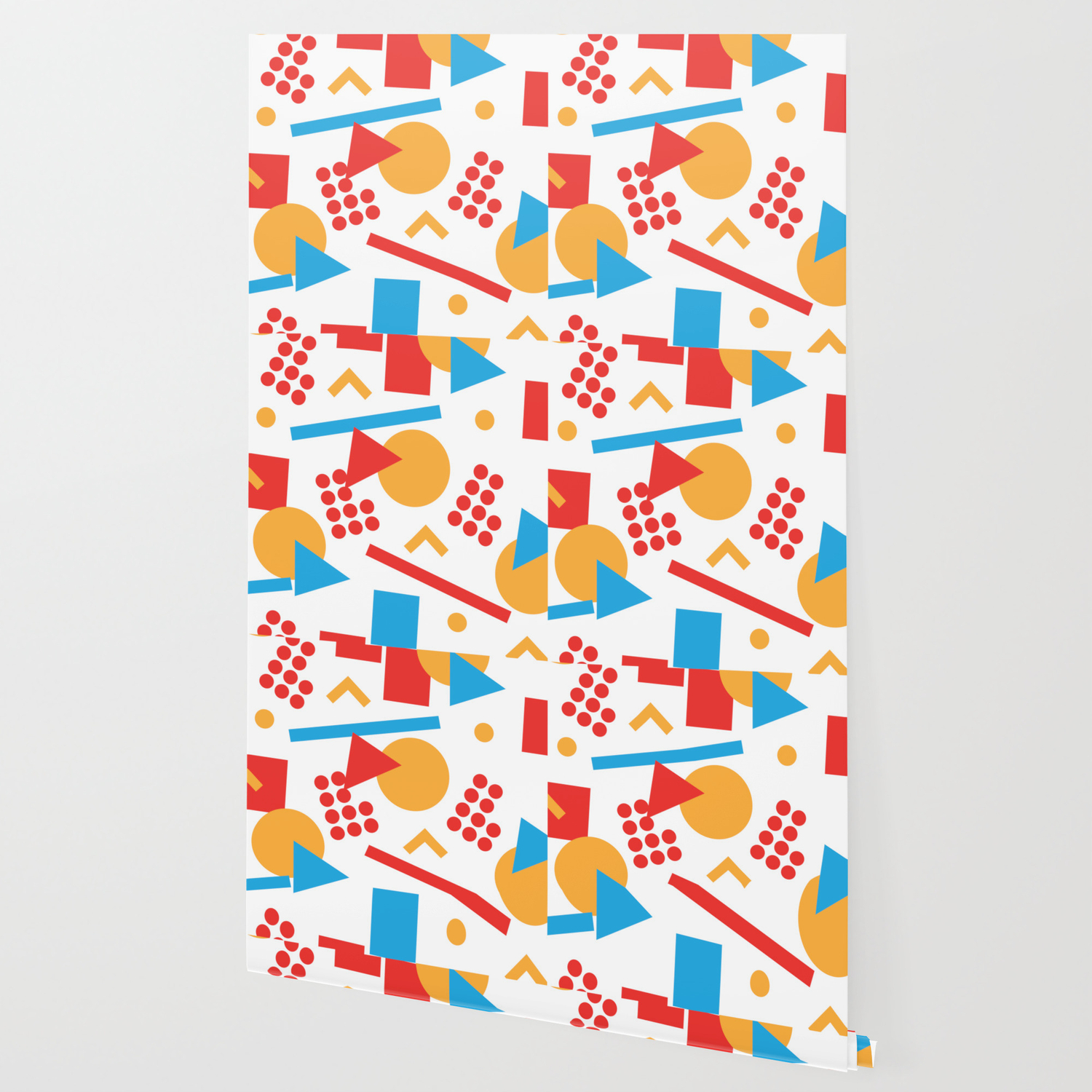 Nostalgic 80s Pattern Wallpaper By Nicholasgreen Society6