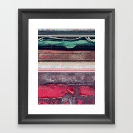 Stratigraphy Framed Art Print