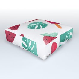 Tropical Summer Watermelon Popsicle Outdoor Floor Cushion