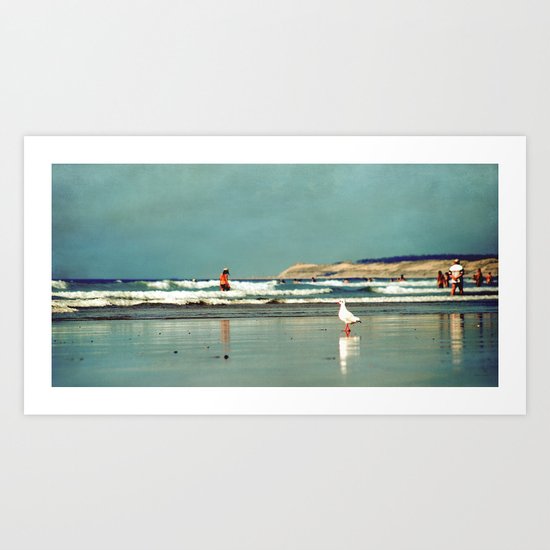 a day at the sea Art Print