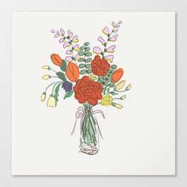 Floral Posy Canvas Print