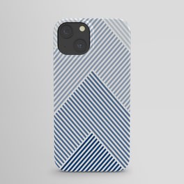Blue Shades Lines  iPhone Case
