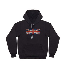 UK British Union Jack flag "Bright" retro Hoody