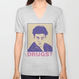 DRUGS? V Neck T Shirt