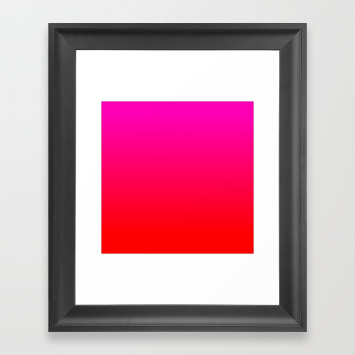 Love Ombre Framed Art Print