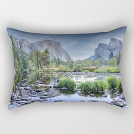 Valley View 6668 Pano - Yosemite National Park, CA Rectangular Pillow