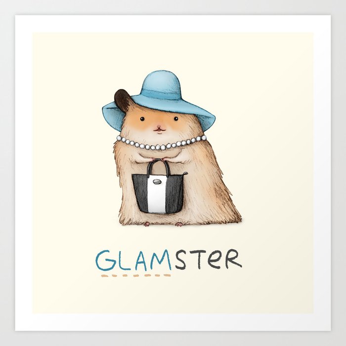 Glamster Art Print