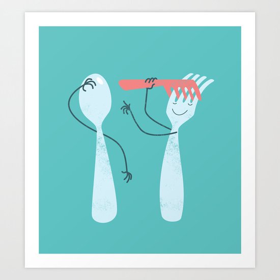 hair Art Print