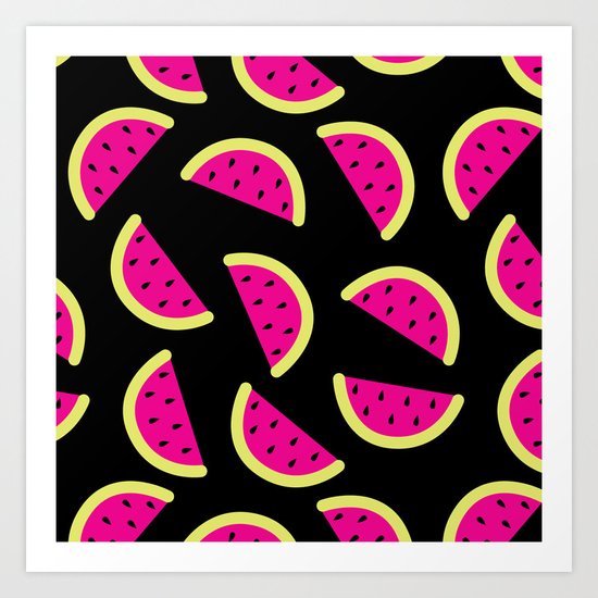 Watermelon Crush Art Print