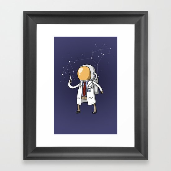 Dr. Spaceman Framed Art Print