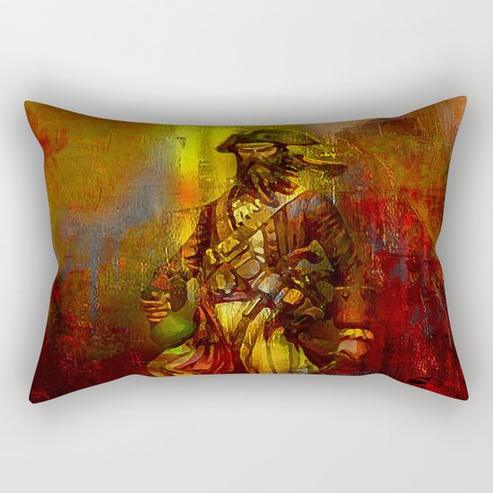 The den of the pirate Rectangular Pillow