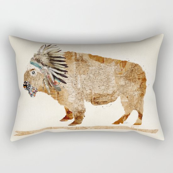 buffalo Rectangular Pillow