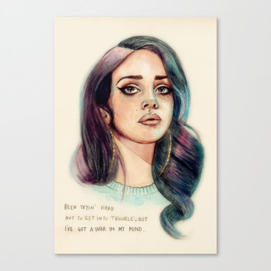 I've Got A War In My Mind Canvas Print