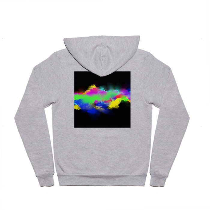 Colour Blast - Modern, Colourful Abstract Hoody