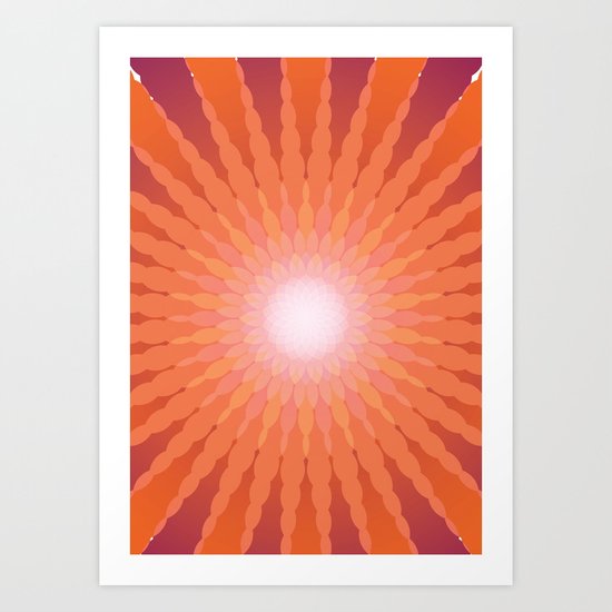 Spherical Pattern 1 Art Print