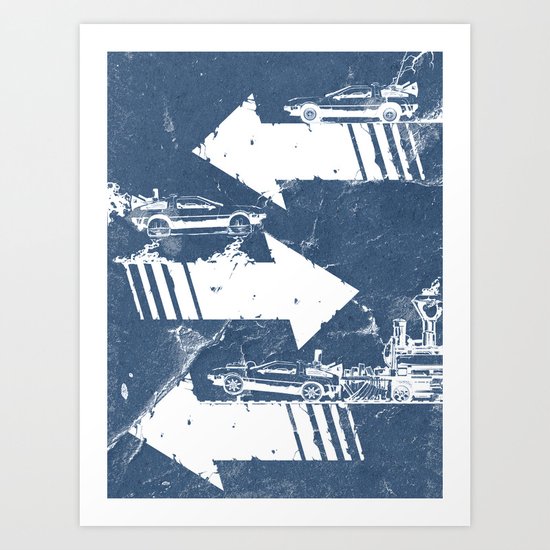 Back to the Future Minimalist Poster Art Print