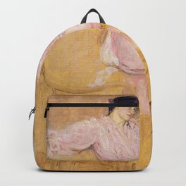 Lady in pink c.1901 - Charles Conder Backpack
