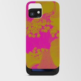 Neon Flowers iPhone Card Case