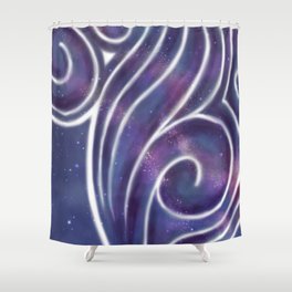 Painting On Stars Shower Curtain