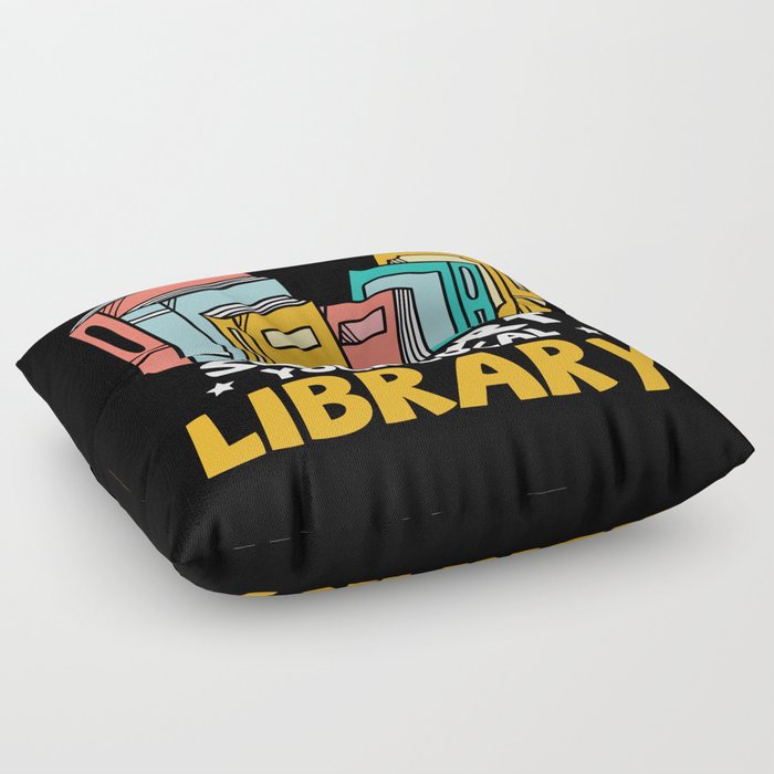 Support Your Local Library Floor Pillow