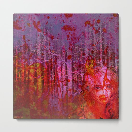 The clearing of the bloodthirsty witch Metal Print