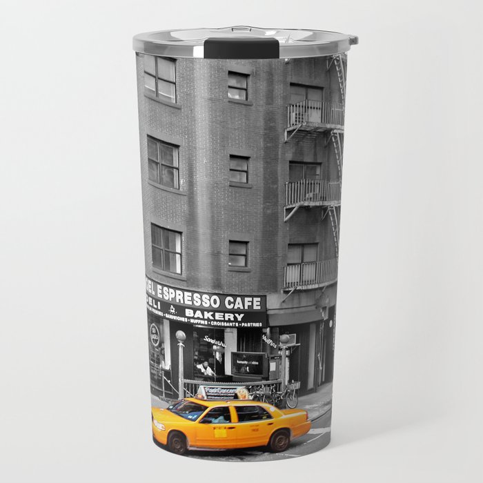 NYC - Yellow Cabs - Bagel Cafe Travel Mug