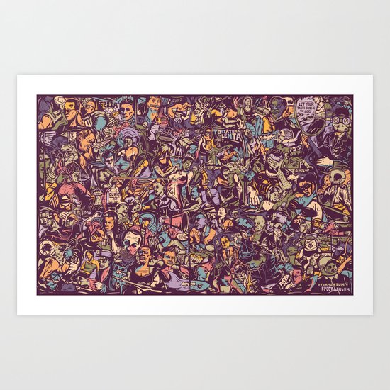 O formonsum spectaculum Art Print