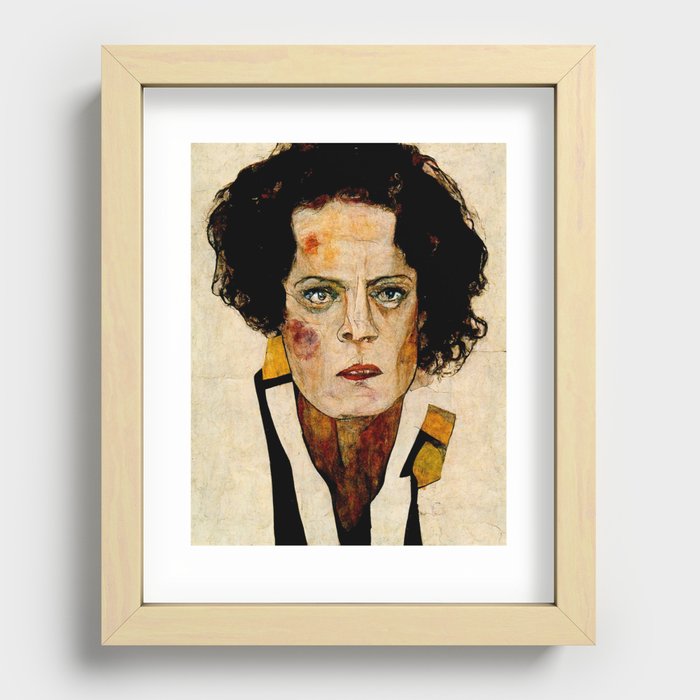 Ripley (AI generated) Recessed Framed Print