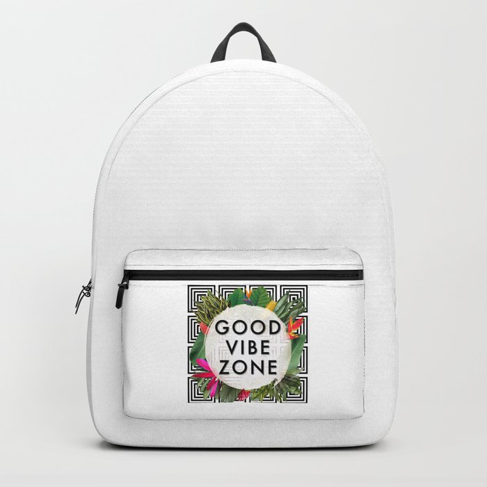Good Vibes Backpack by Plenty Culture Society6