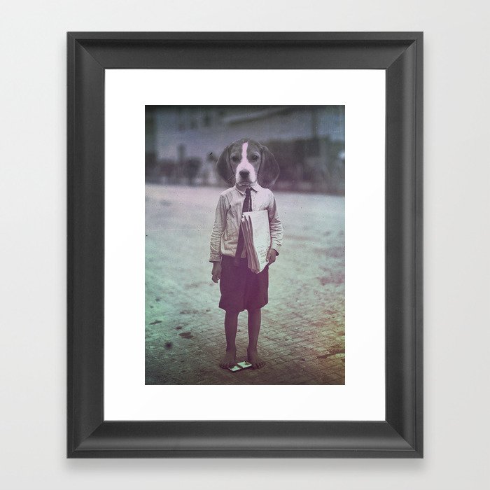 Beagle Boy Framed Art Print