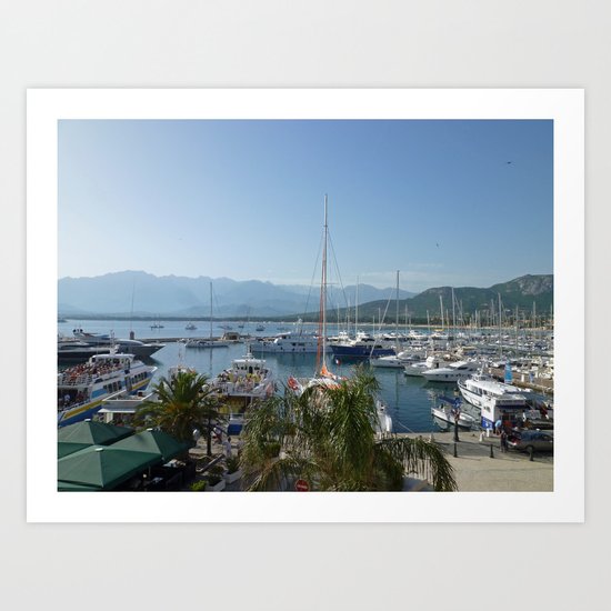 Calvi, Corsica - Pleasure Port Art Print
