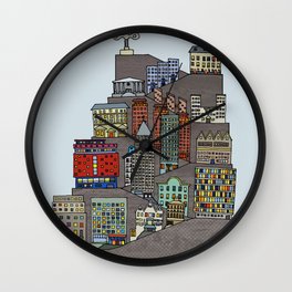 Townscape Wall Clock