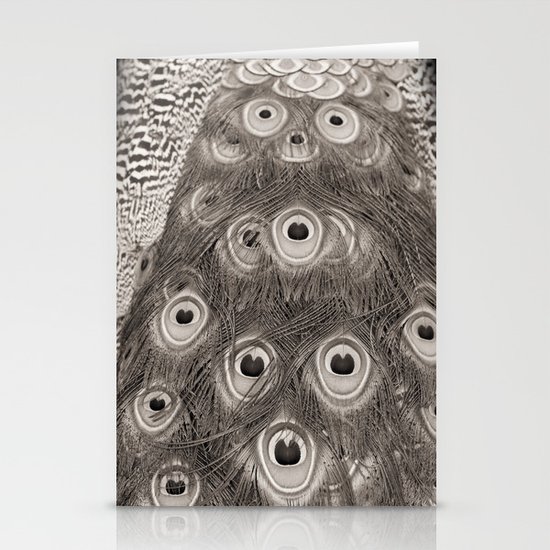 Peacock Detail Stationery Cards