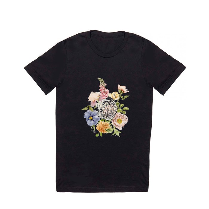 Radiant Blooms Watercolor Bouquet T Shirt