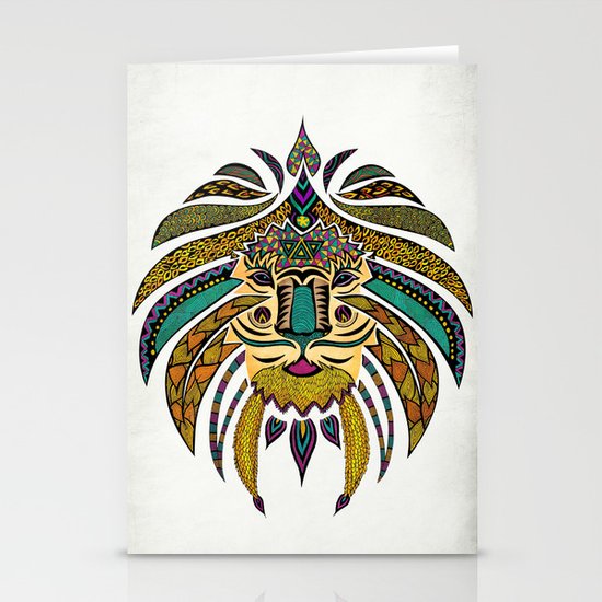 Emperor Tribal Lion Stationery Cards