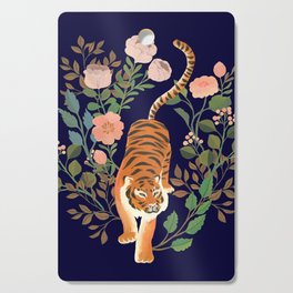 Tiger Floral Garden Cutting Board
