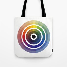 Re-make of color wheel from The Color of Life by Arthur G. Abbott, 1947 (interpretation, no text) Tote Bag