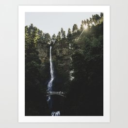 Pacific Northwest Series - Multnomah Falls, Oregon Art Print