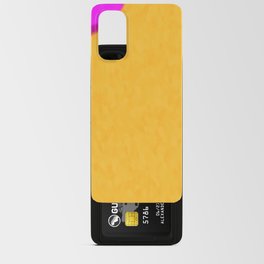 Yellow Pink Android Card Case