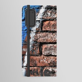 Gritty 2 Tone Graffiti Brick Wall Android Wallet Case