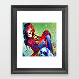 abstract colorful art 348. Framed Art Print