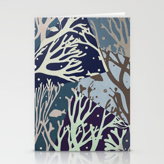 Under the Sea - Abstract Stationery Cards